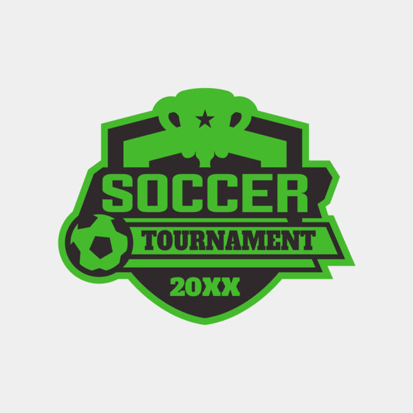 Soccer Tournament logo template 02 Thumbnail