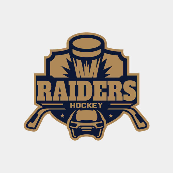 Raiders Hockey logo template Thumbnail
