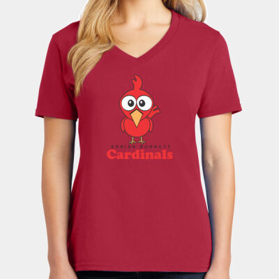 FCHT - Ladies Core Cotton V Neck Tee Thumbnail