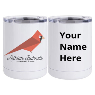 SUB - 10 oz White Stainless Steel Short Tumbler Thumbnail