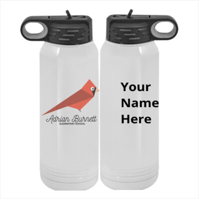 SUB - Custom 30 oz. White Stainless Steel Vacuum Insulated Water Bottle Thumbnail