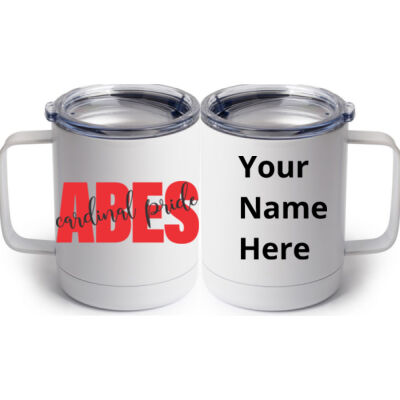 SUB - 10 oz White Stainless Steel Coffee Mug Thumbnail