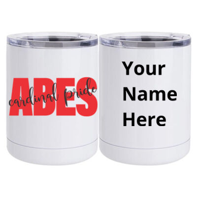 SUB - 10 oz White Stainless Steel Short Tumbler Thumbnail