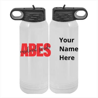 SUB - Custom 30 oz. White Stainless Steel Vacuum Insulated Water Bottle Thumbnail
