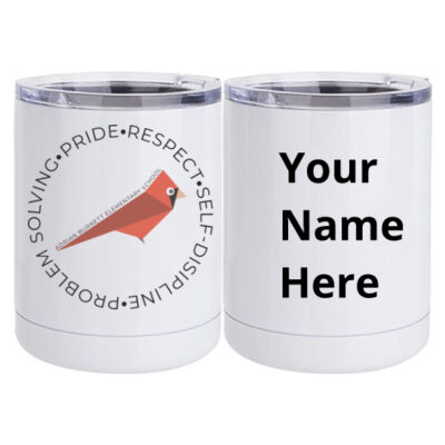 SUB - 10 oz White Stainless Steel Short Tumbler Thumbnail