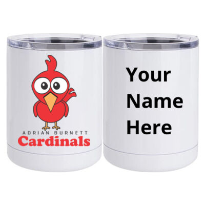 SUB - 10 oz White Stainless Steel Short Tumbler Thumbnail