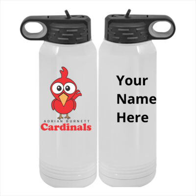 SUB - Custom 30 oz. White Stainless Steel Vacuum Insulated Water Bottle Thumbnail