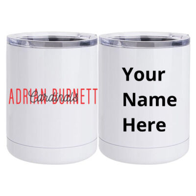 SUB - 10 oz White Stainless Steel Short Tumbler Thumbnail