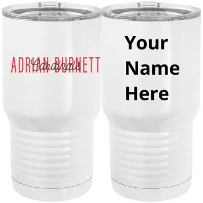 SUB - 20 oz. Tall Stainless Steel Vacuum Insulated Tumbler White Thumbnail