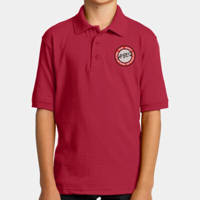 EMB  - Youth Core Blend Jersey Knit Polo Thumbnail