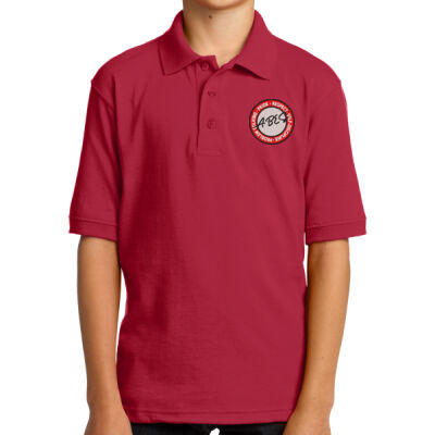 EMB  - Youth Core Blend Jersey Knit Polo Thumbnail