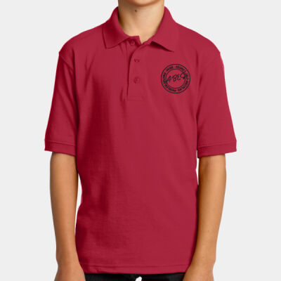 EMB - Youth Core Blend Jersey Knit Polo Thumbnail