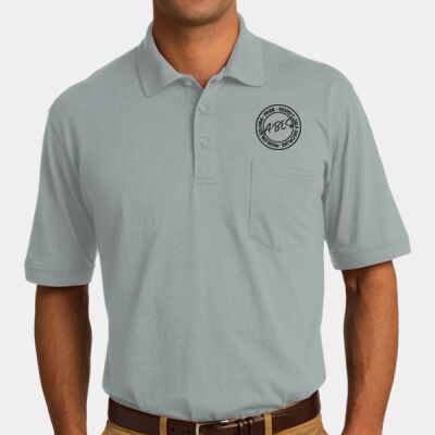 EMB - Core Blend Jersey Knit Pocket Polo Thumbnail