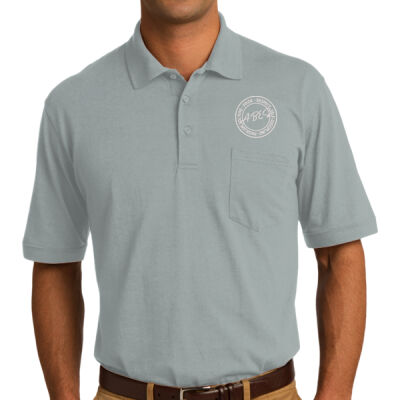 EMB L - Core Blend Jersey Knit Pocket Polo Thumbnail