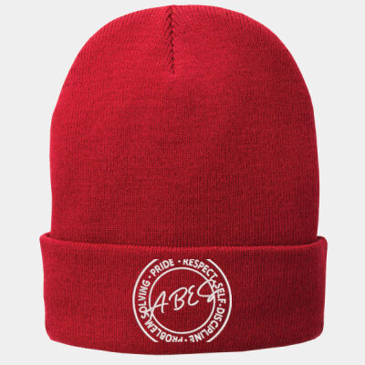 EMB L - Fleece Lined Knit Cap Thumbnail