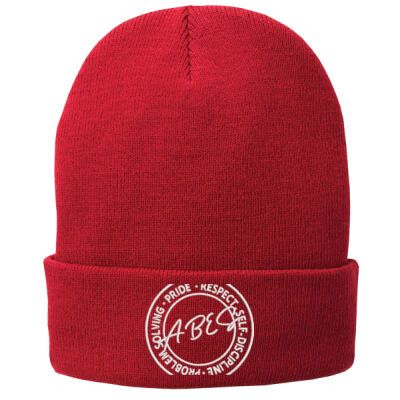EMB L - Fleece Lined Knit Cap Thumbnail