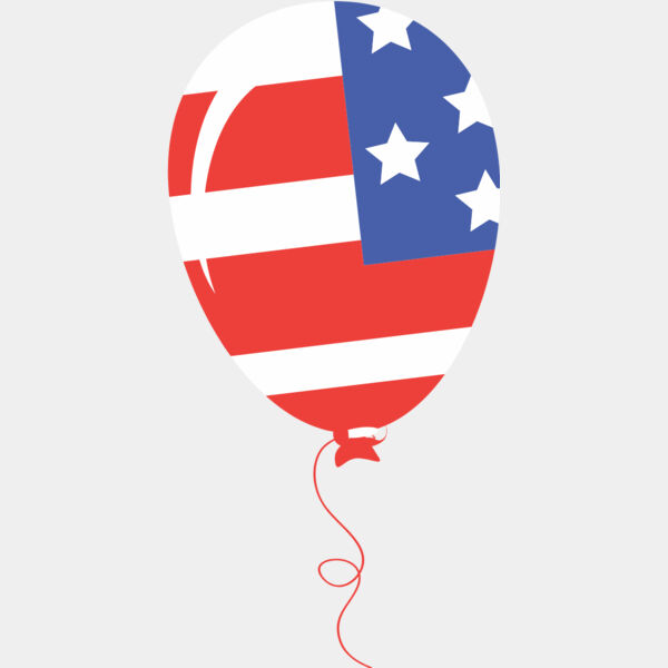 USA Flag Red White Blue Balloon 1 Thumbnail