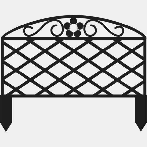 Garden Fence Silhouette 1 Thumbnail