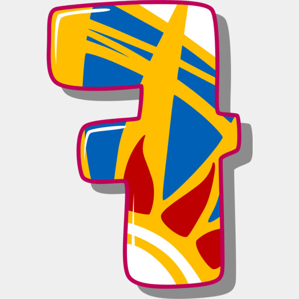 Seven Birthday Groovy Number 1 Thumbnail