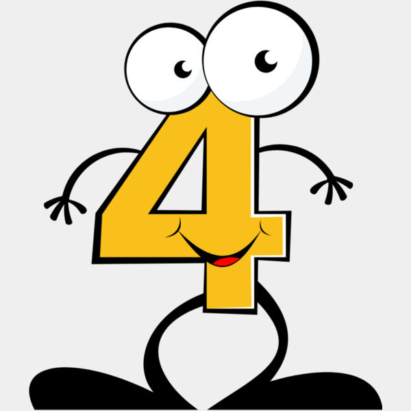 Cartoon Four 4 Thumbnail