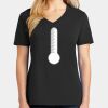 Ladies Core Cotton V-Neck Tee Thumbnail