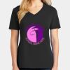 Ladies Core Cotton V-Neck Tee Thumbnail